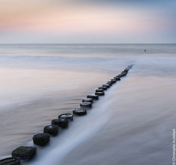 Plots dans la mer à Knokke le Zoute