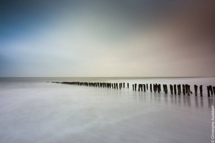 Plots dans la mer à Knokke le Zoute