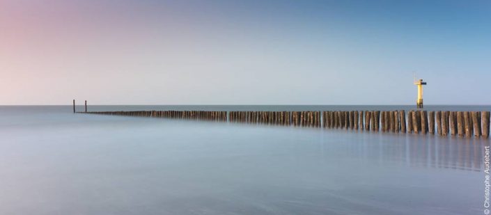 Plots dans la mer à Knokke le Zoute