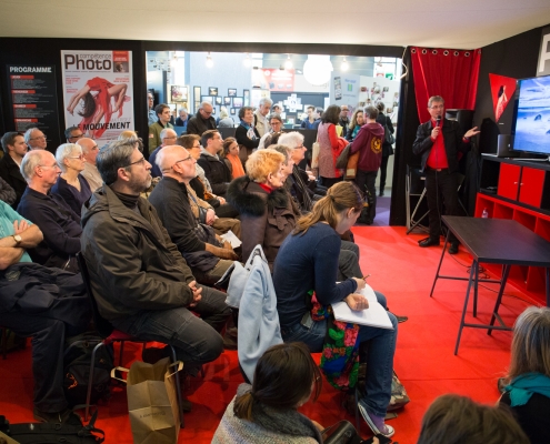 Conférence photo "Pose longue" par Christophe Audebert au Salon de la Photo 2017